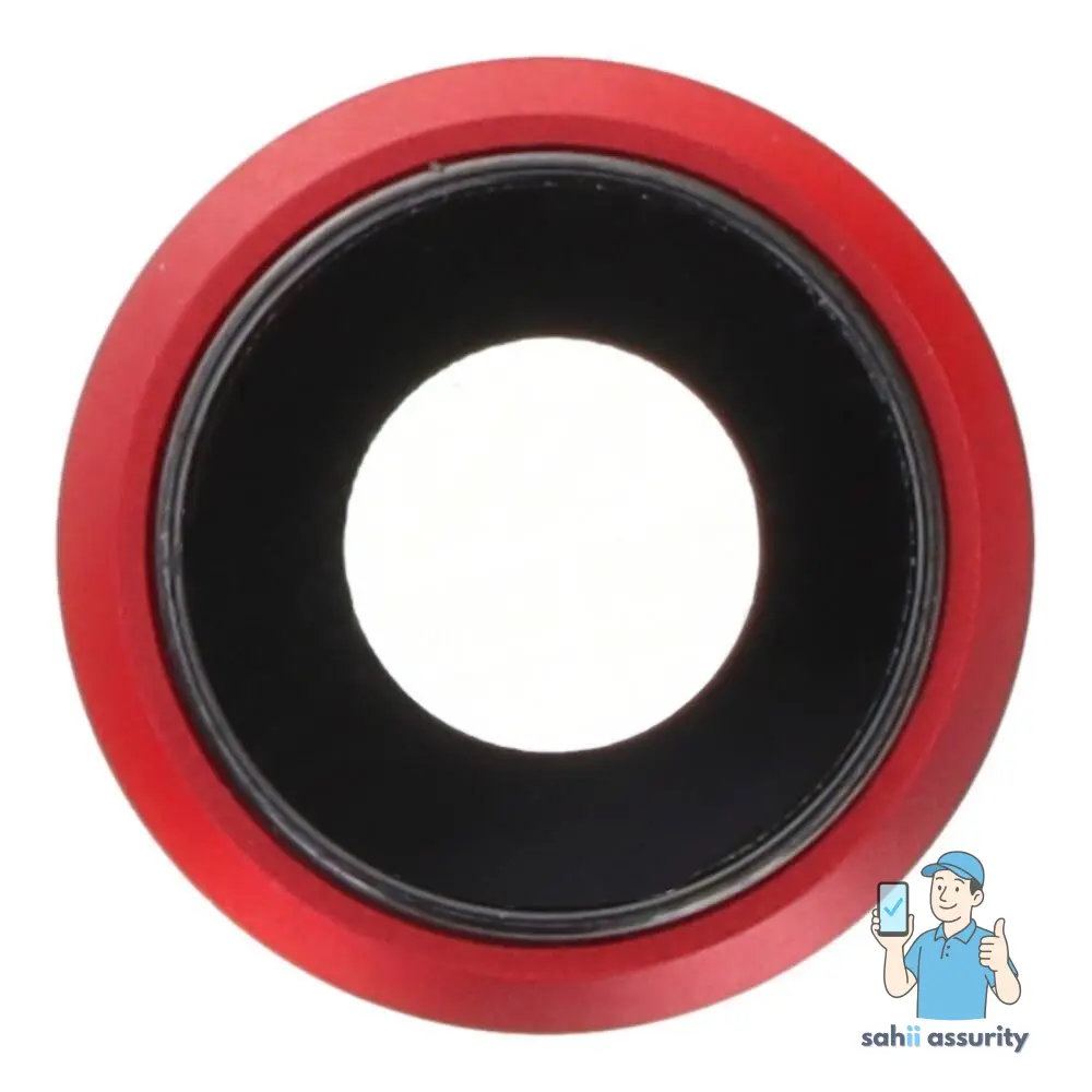 Camera Lens Glass with Frame for Apple iPhone SE 3rd Gen 2022 Red thumbnail